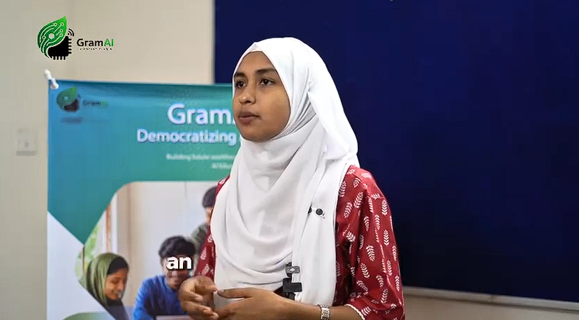 Rosina sharing her GramAI story